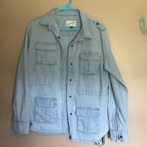 Striped Denim Jacket